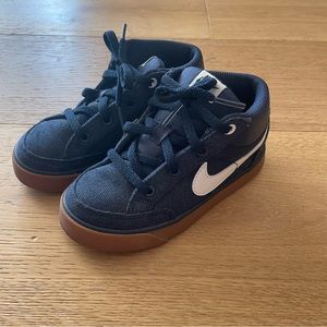 Nike Capri 3 Mid Txt Navy Boys Size 9C